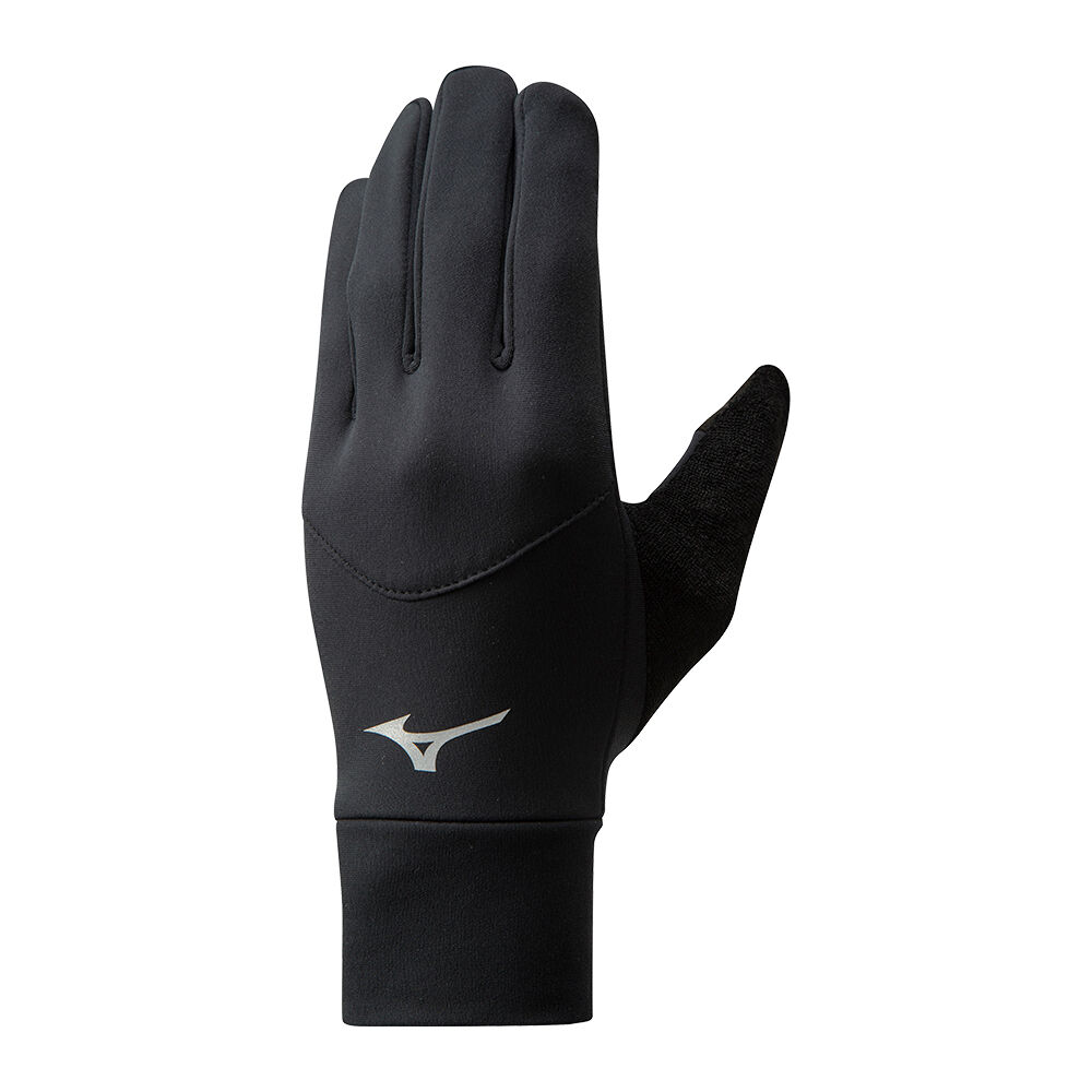 Mizuno Men's Warmalite Running Gloves Black (J2GY7501Z-ANV)